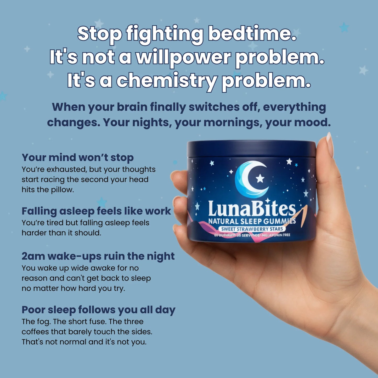 LunaBites Sleep Gummies - Renaye Co